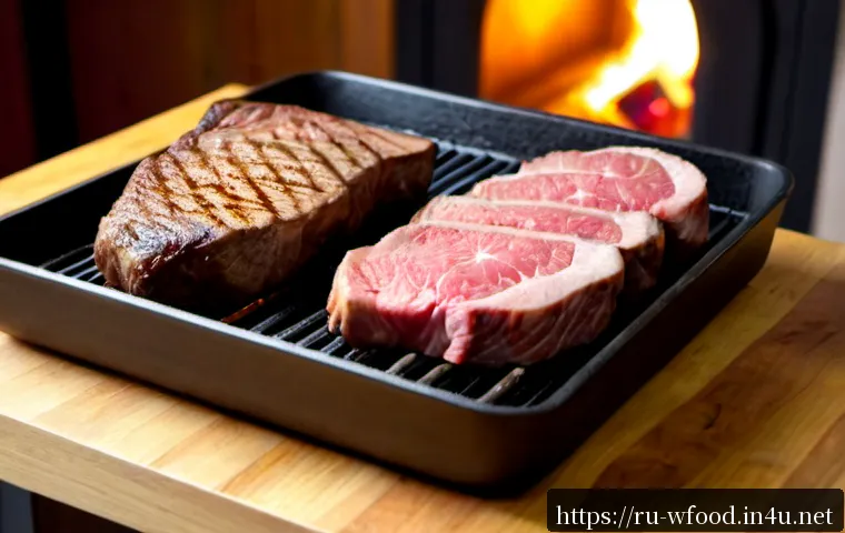 스테이크 굽는 온도와 방법 관련 이미지 1